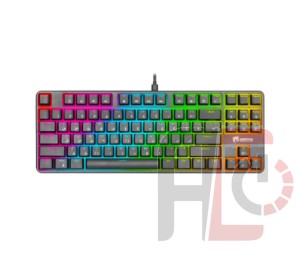 Keyboard: Green GK801 RGB Mechanical Gaming