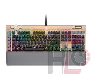 Keyboard: Corsair K100 RGB Midnight Gold Optical Mechanical Gaming