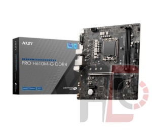 Motherboard: MSI Pro H610M-G WiFi DDR4