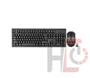Mouse+Keyboard: A4tech 3000N Padless Wireless